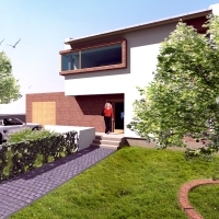 Casa moderna cu sarpanta Timisoara | proiect casa 30
